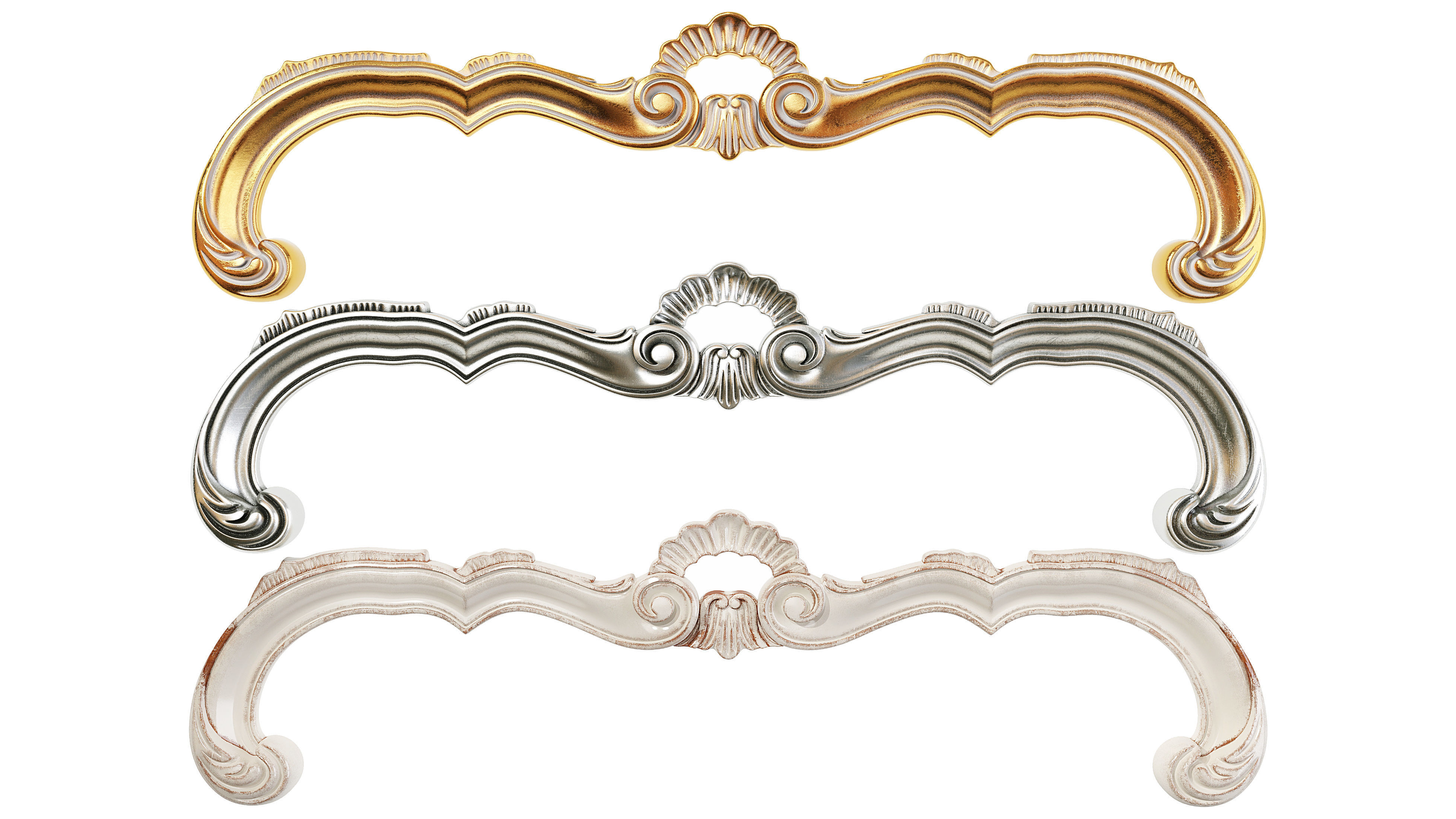 Classic carved 155 3D model_6