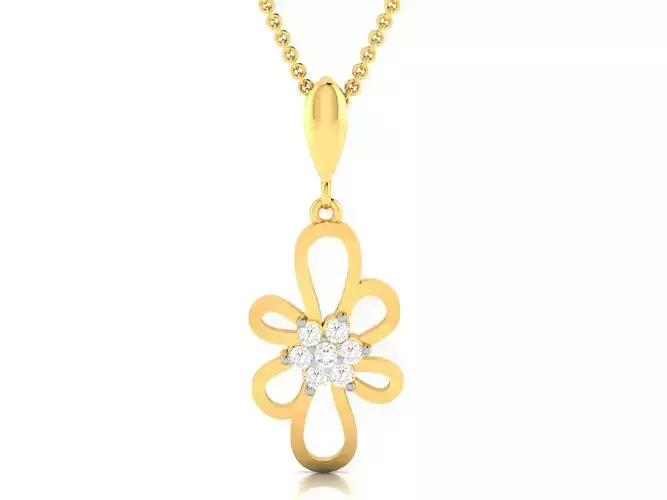 Women Pendant 3dm STL FBX OBJ Render Details