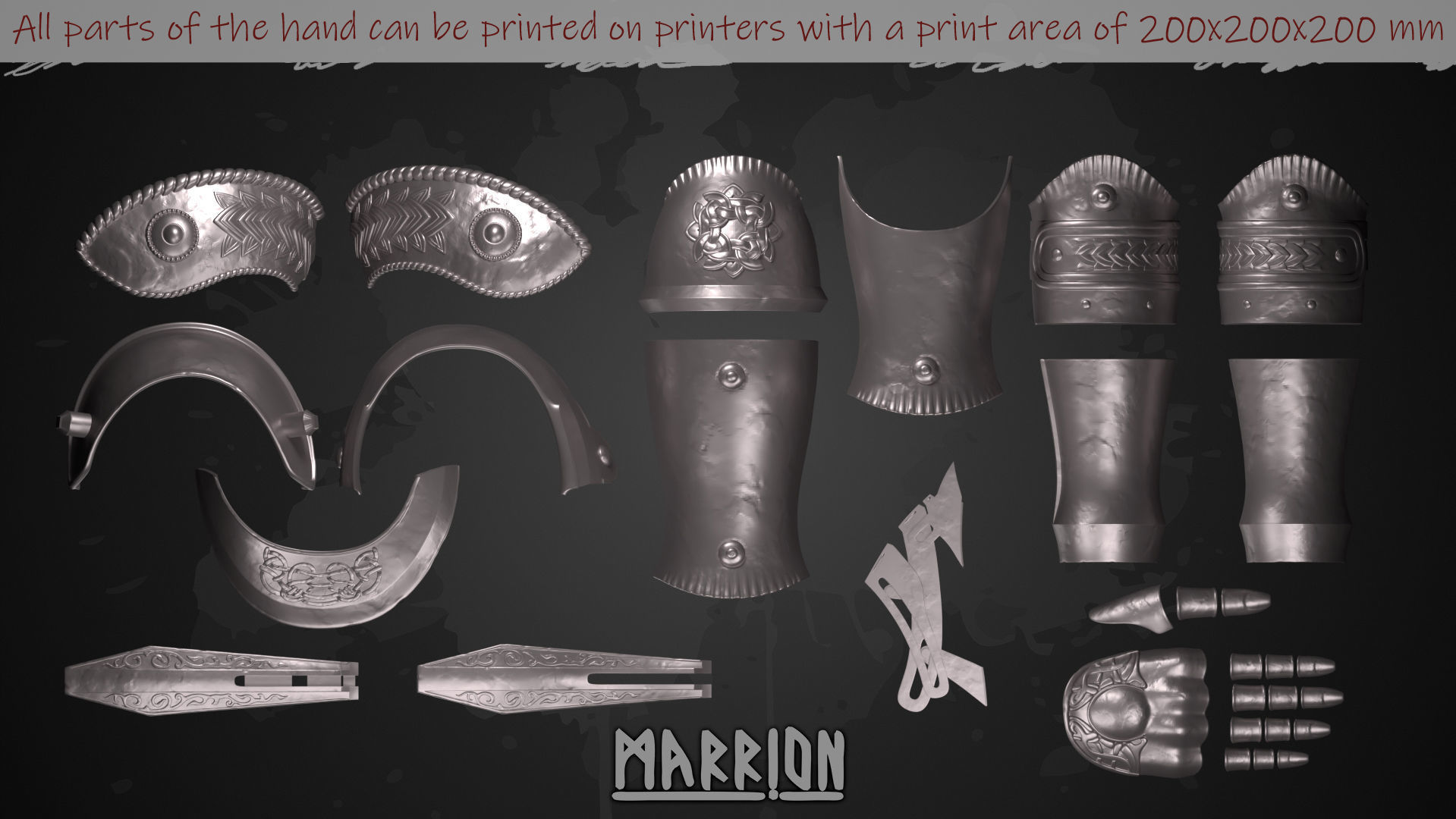 Hand Of Malenia Elden Ring 3D print model_5