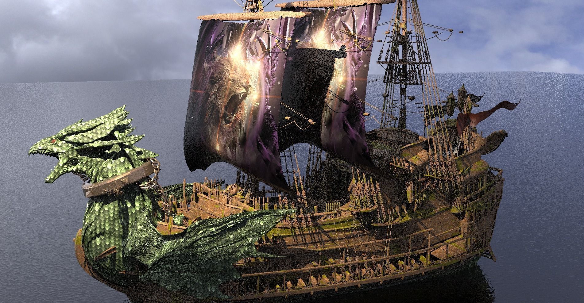 The Dawn Treader Narnia Prince Caspian Ship 2 3D model_1