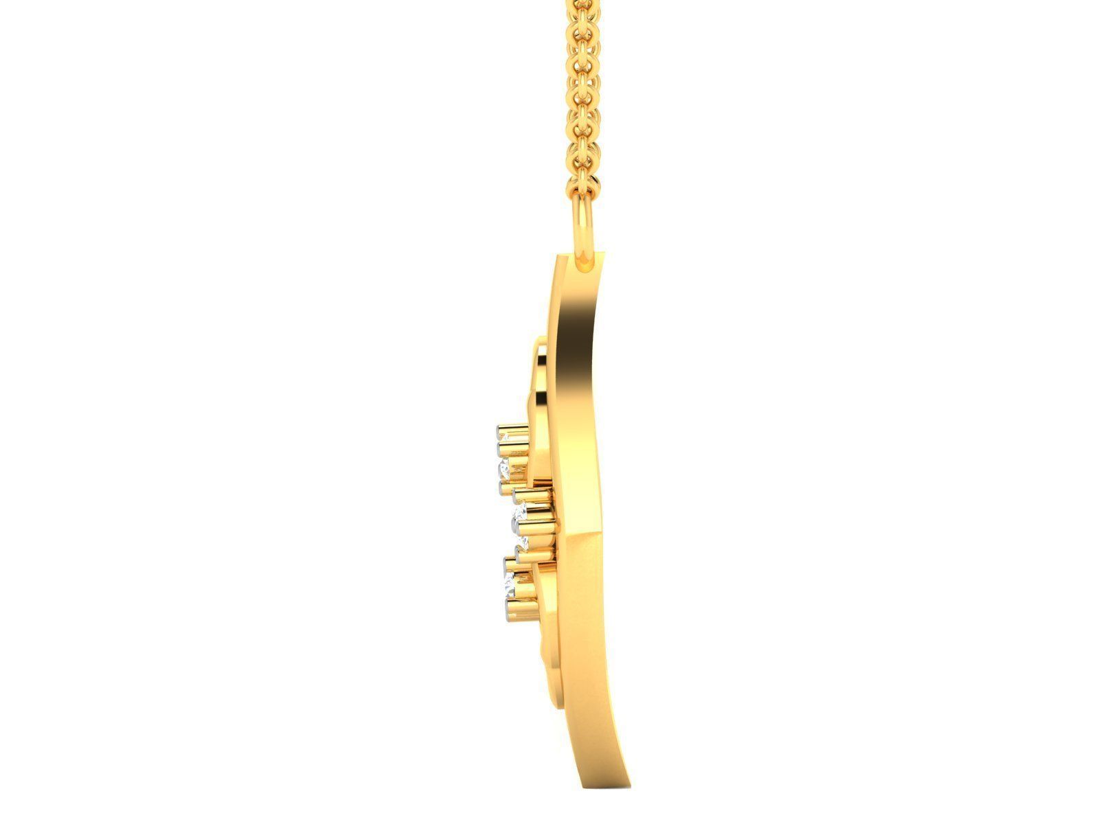 Women Pendant 3dm STL FBX OBJ Render Details 3D print model_5