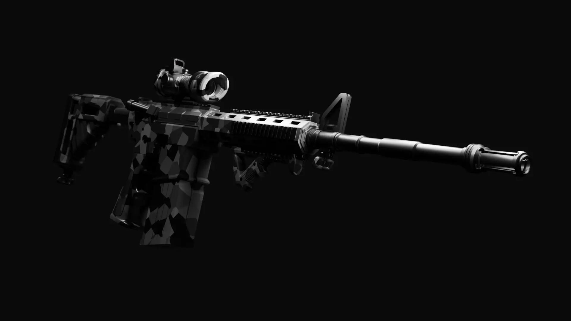 Assault Rifle Free 3D model