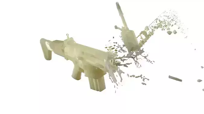 mikegun grenade launcher 3D model