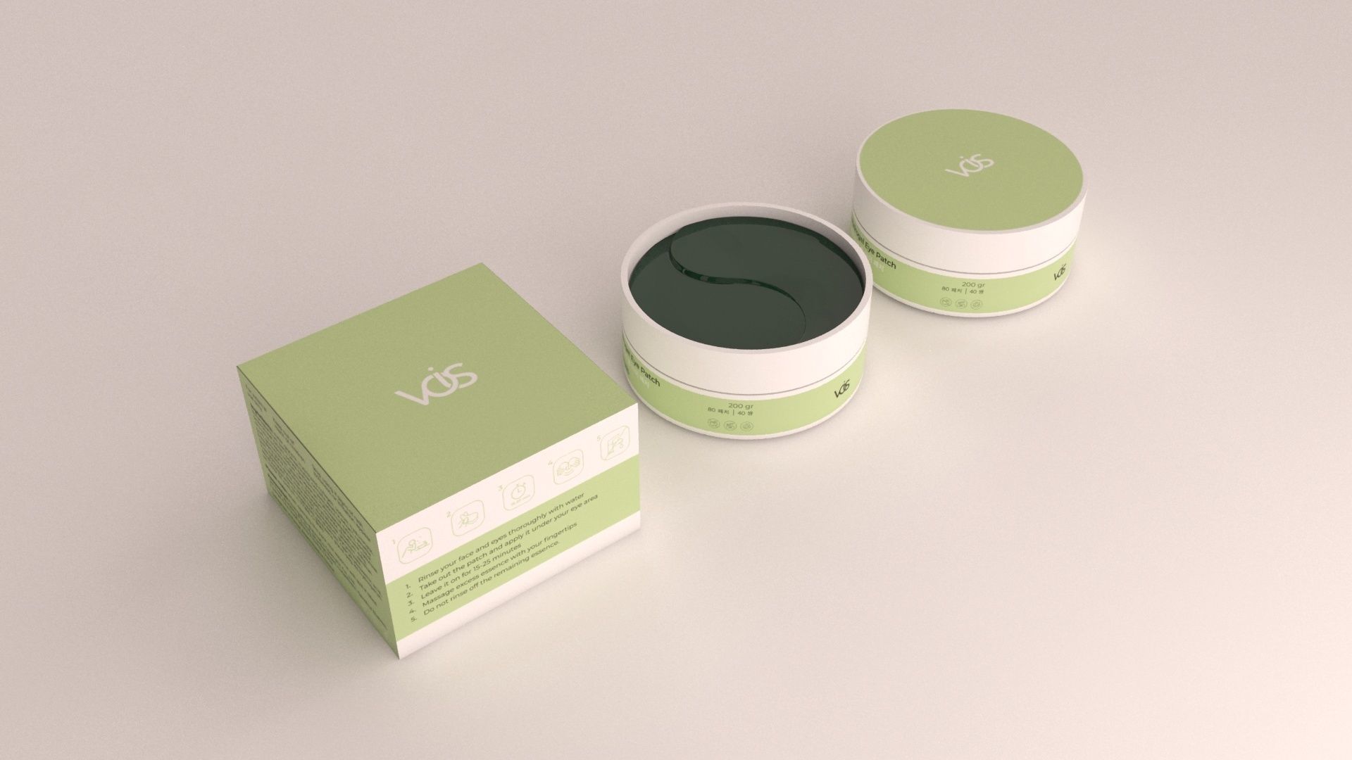 gel eye patch 3D model_6