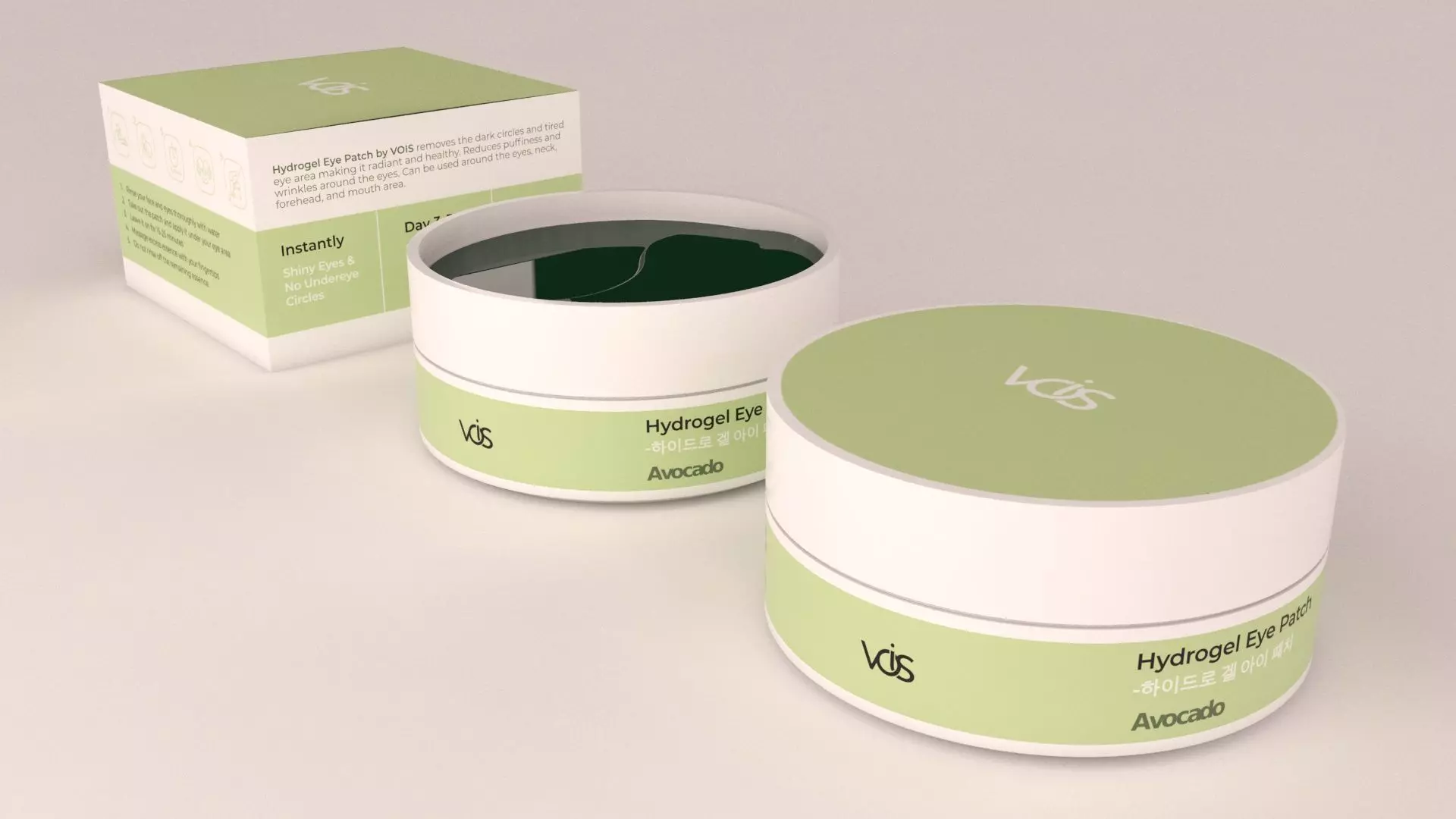 gel eye patch 3D model_0