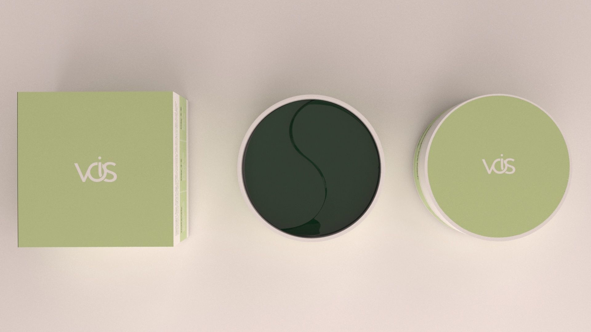 gel eye patch 3D model_2