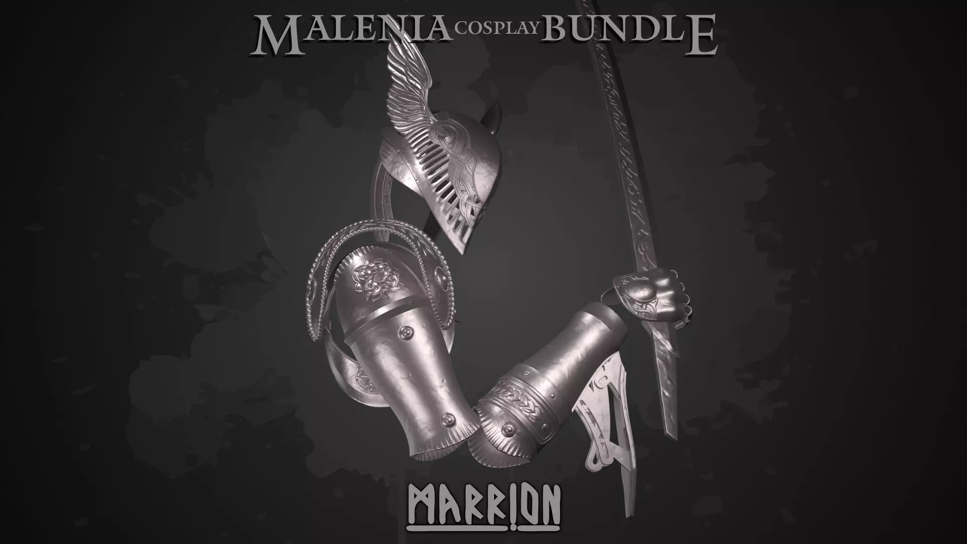 Malenia Cosplay Bundle 3D Model Collection_0