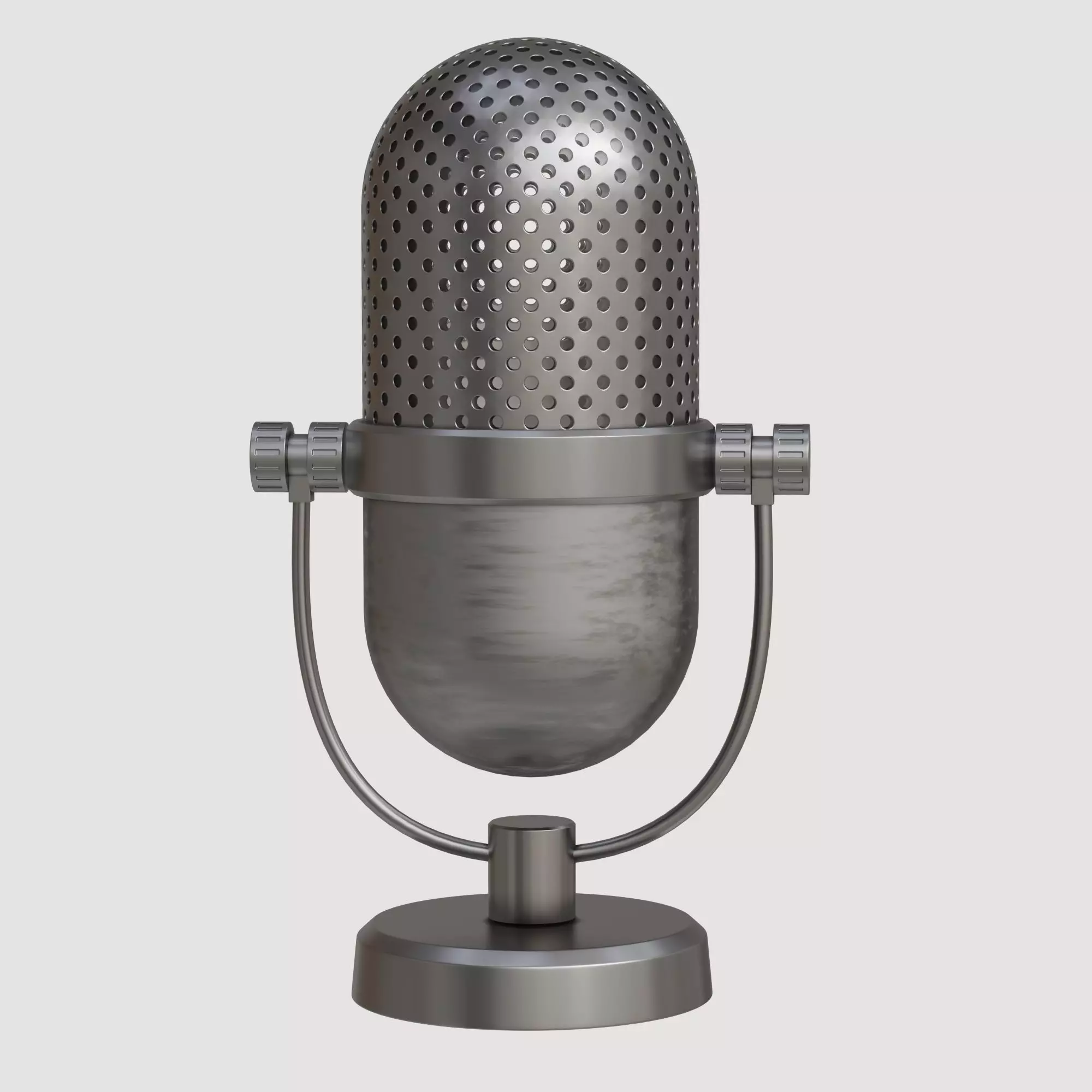 Microphone vintage Free 3D model