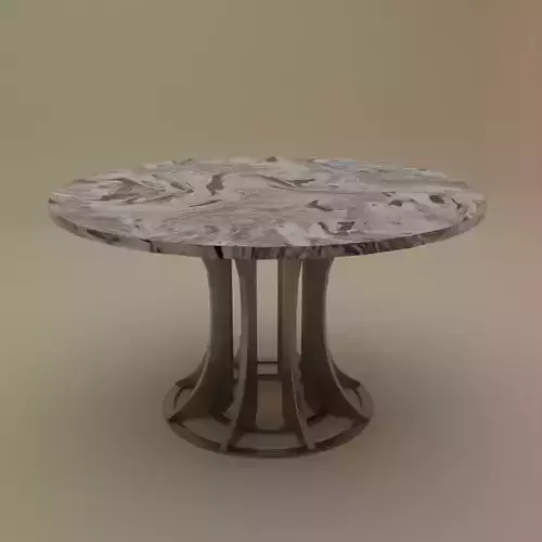 Marble circle table