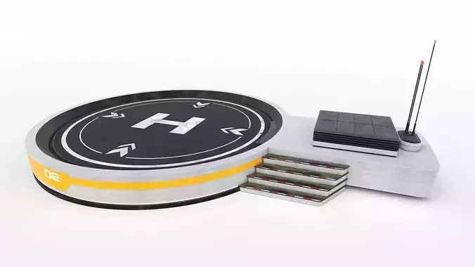 Sci-Fi Landing Pad 02 3D model