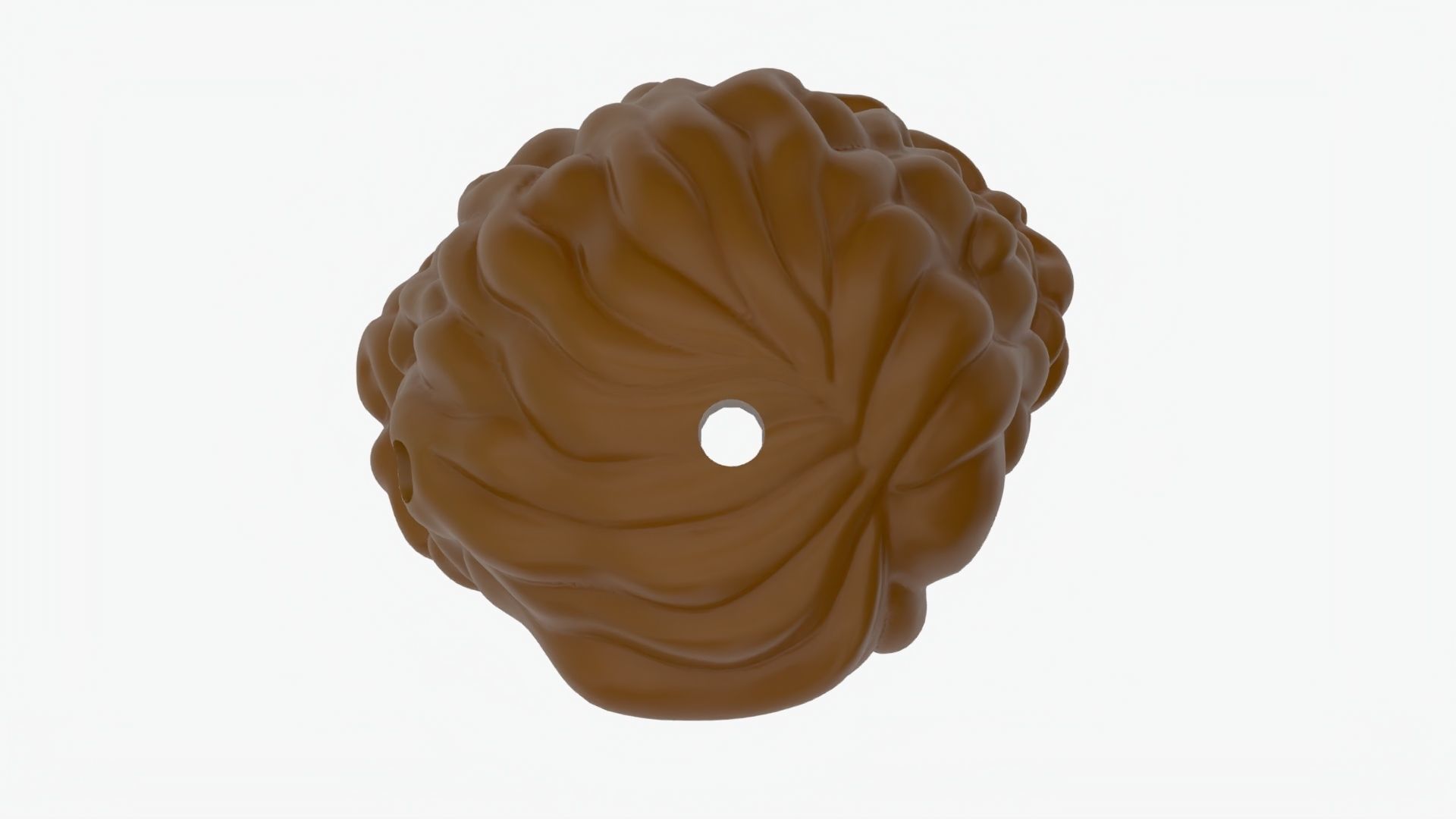 Lego 3D Scan long curl hair model A1 3D model_4