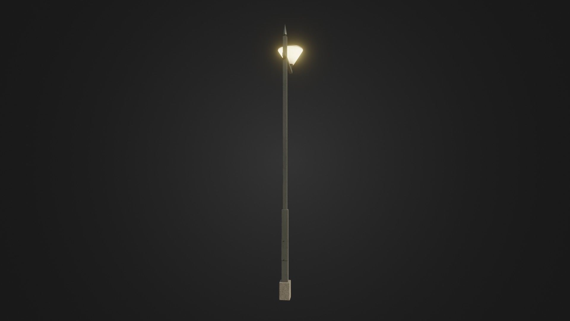 Street Light 25 Low-poly 3D model_12