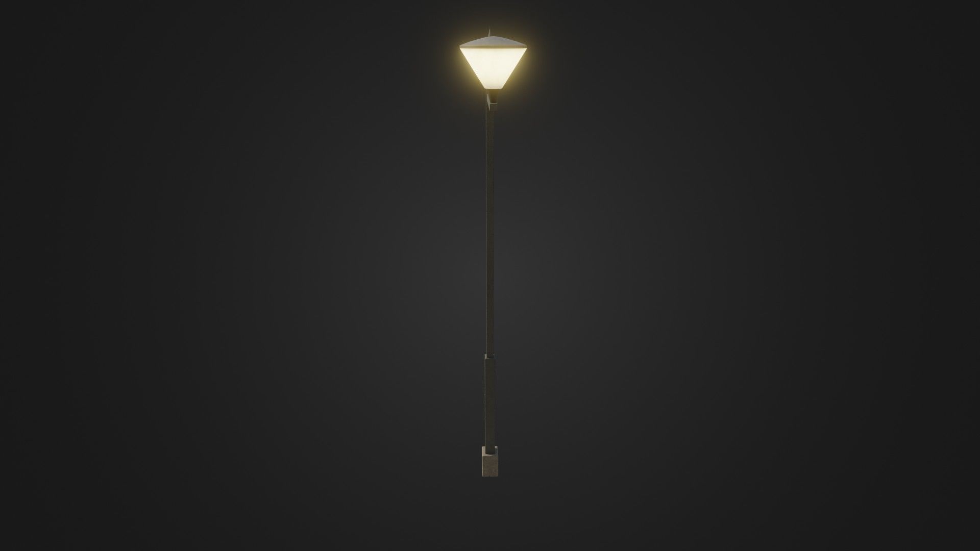 Street Light 25 Low-poly 3D model_33