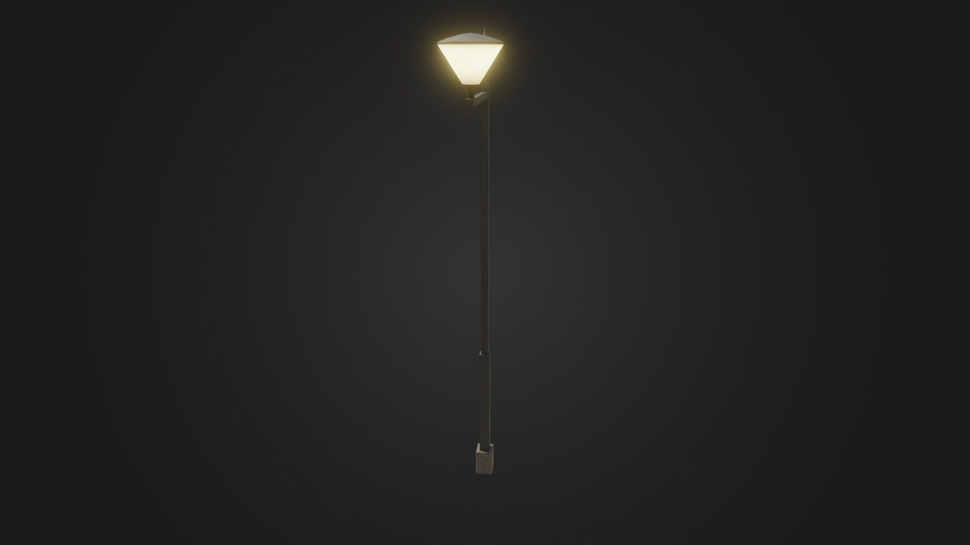 Street Light 25 Low-poly 3D model_32