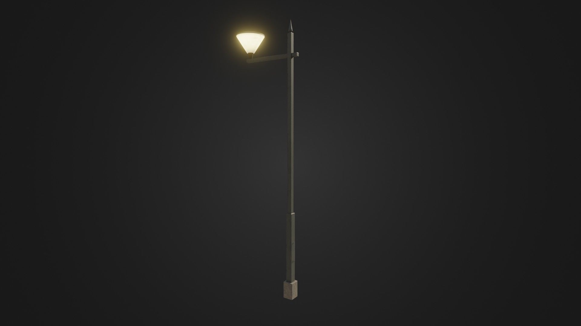 Street Light 25 Low-poly 3D model_19