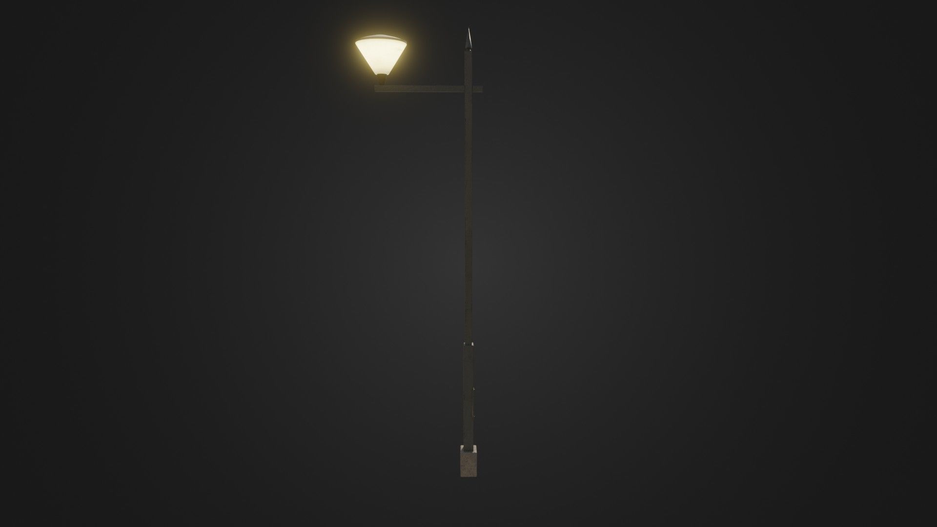 Street Light 25 Low-poly 3D model_23