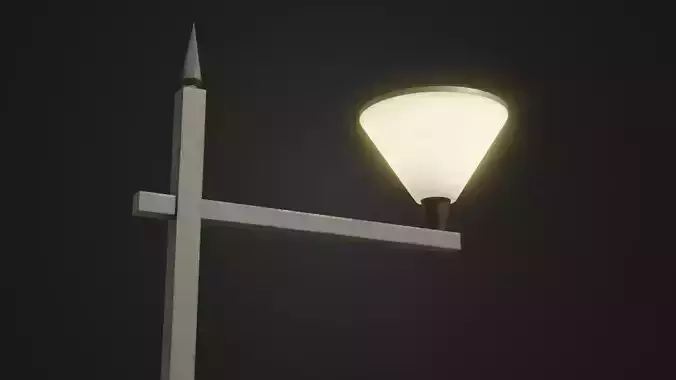 Street Light 25 Low-poly 3D model