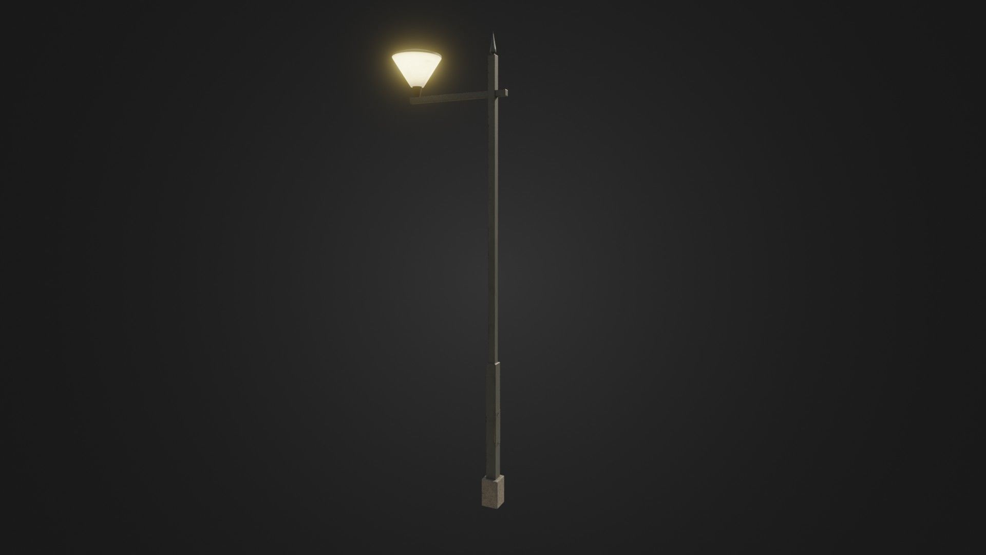 Street Light 25 Low-poly 3D model_20