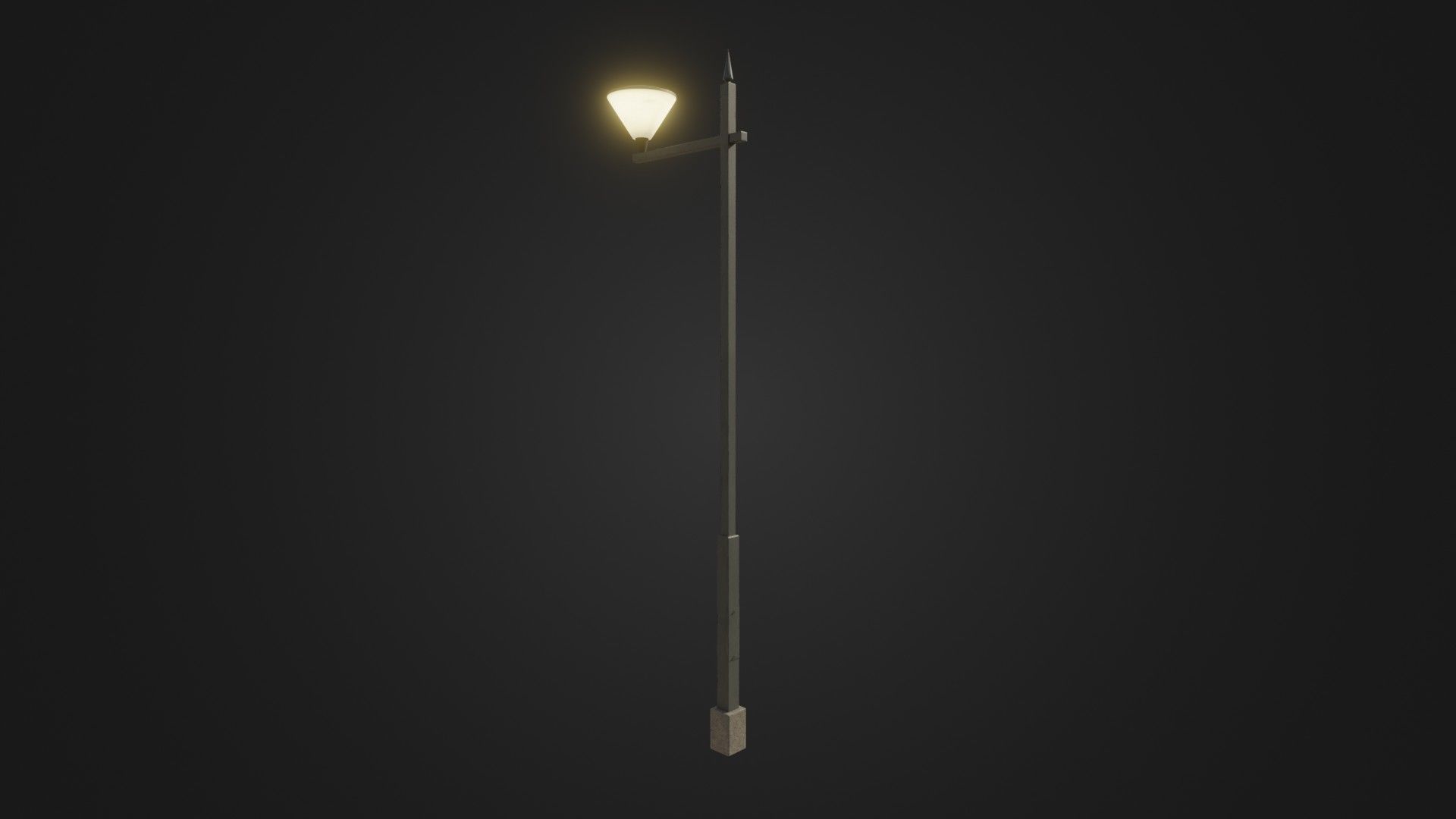 Street Light 25 Low-poly 3D model_18
