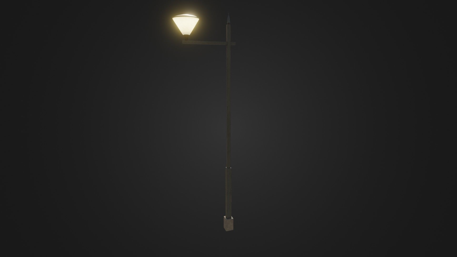 Street Light 25 Low-poly 3D model_25