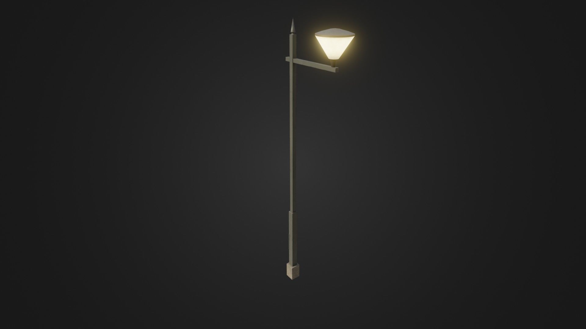 Street Light 25 Low-poly 3D model_37
