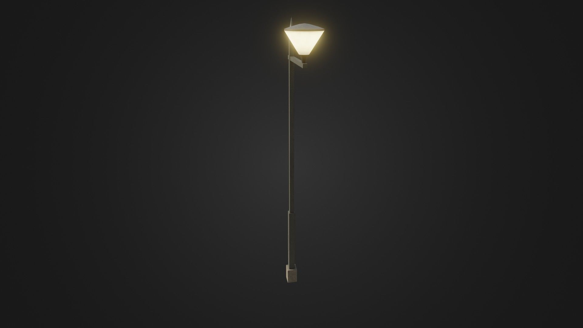 Street Light 25 Low-poly 3D model_34