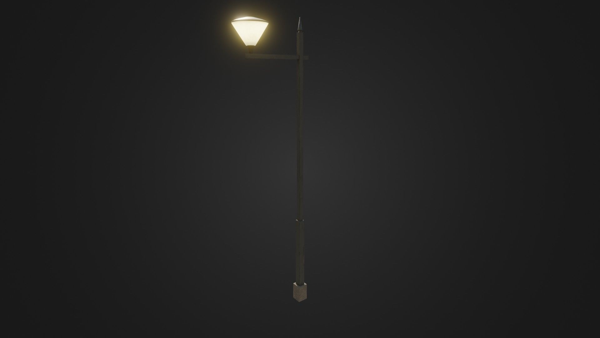 Street Light 25 Low-poly 3D model_27