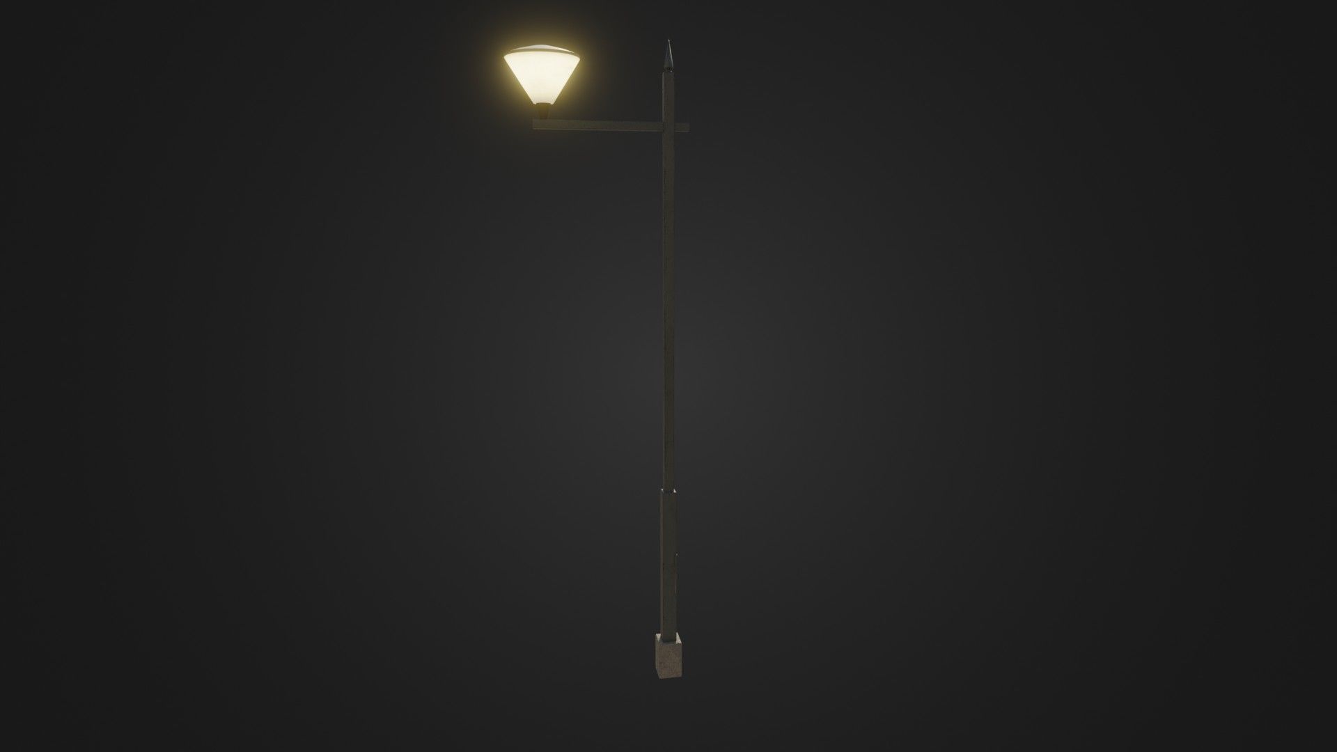 Street Light 25 Low-poly 3D model_24