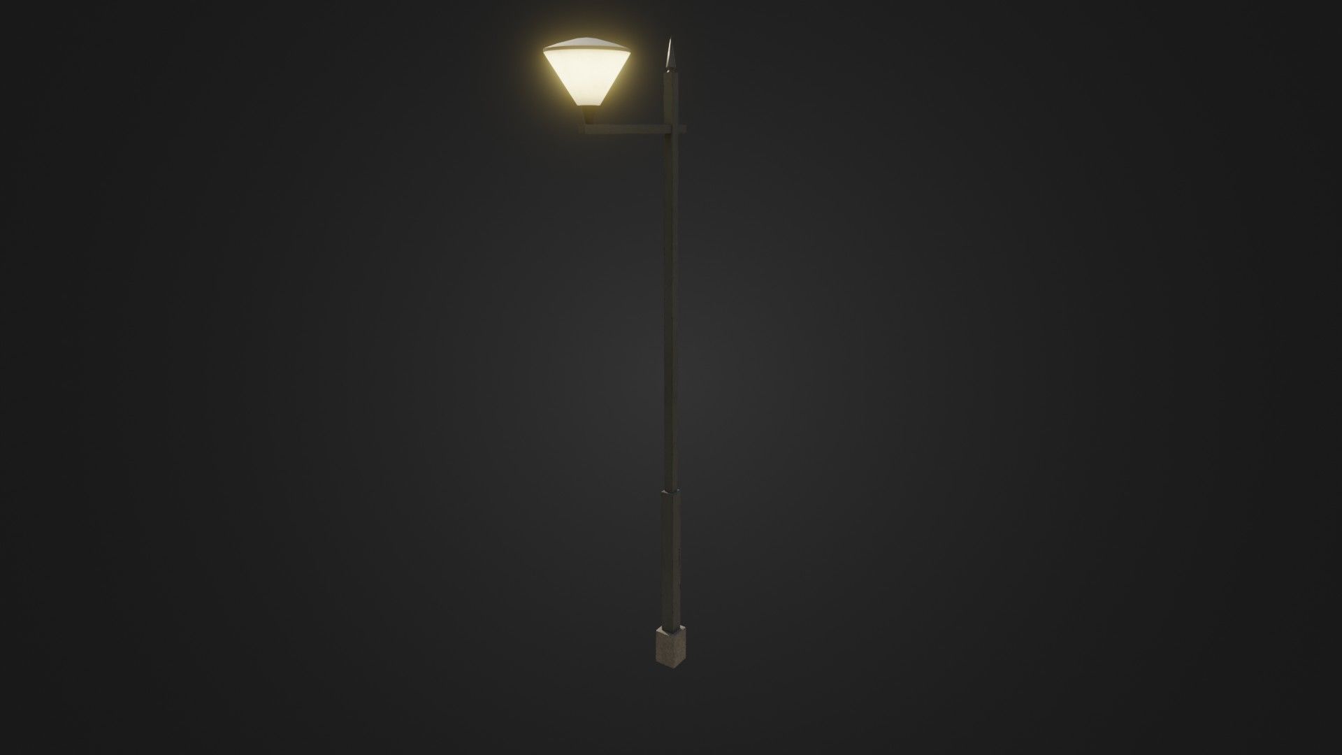 Street Light 25 Low-poly 3D model_29
