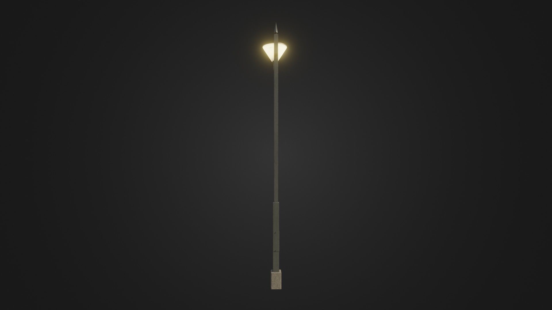 Street Light 25 Low-poly 3D model_13