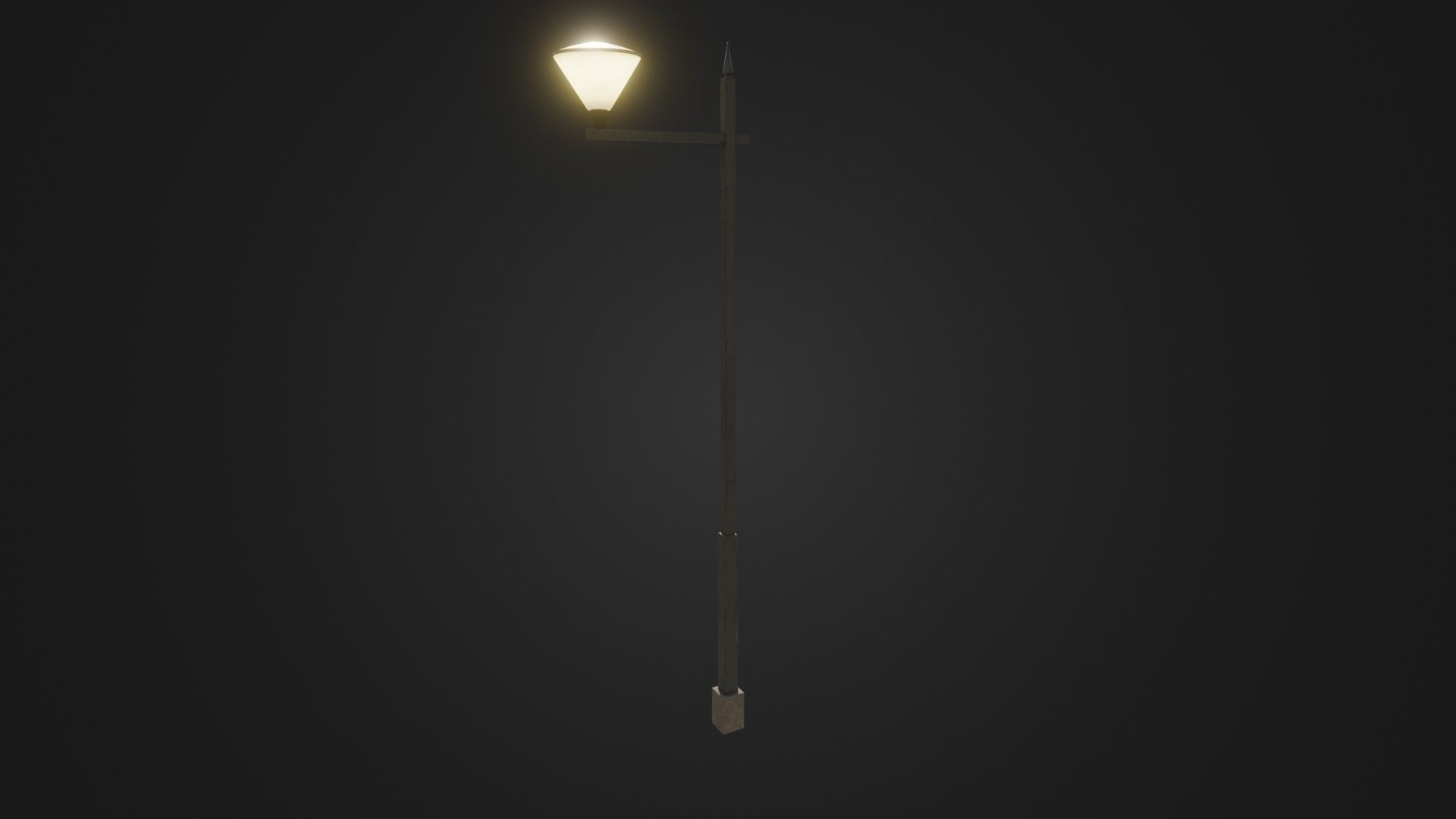 Street Light 25 Low-poly 3D model_26