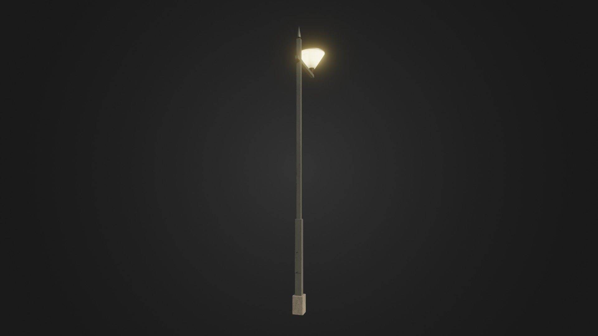 Street Light 25 Low-poly 3D model_11