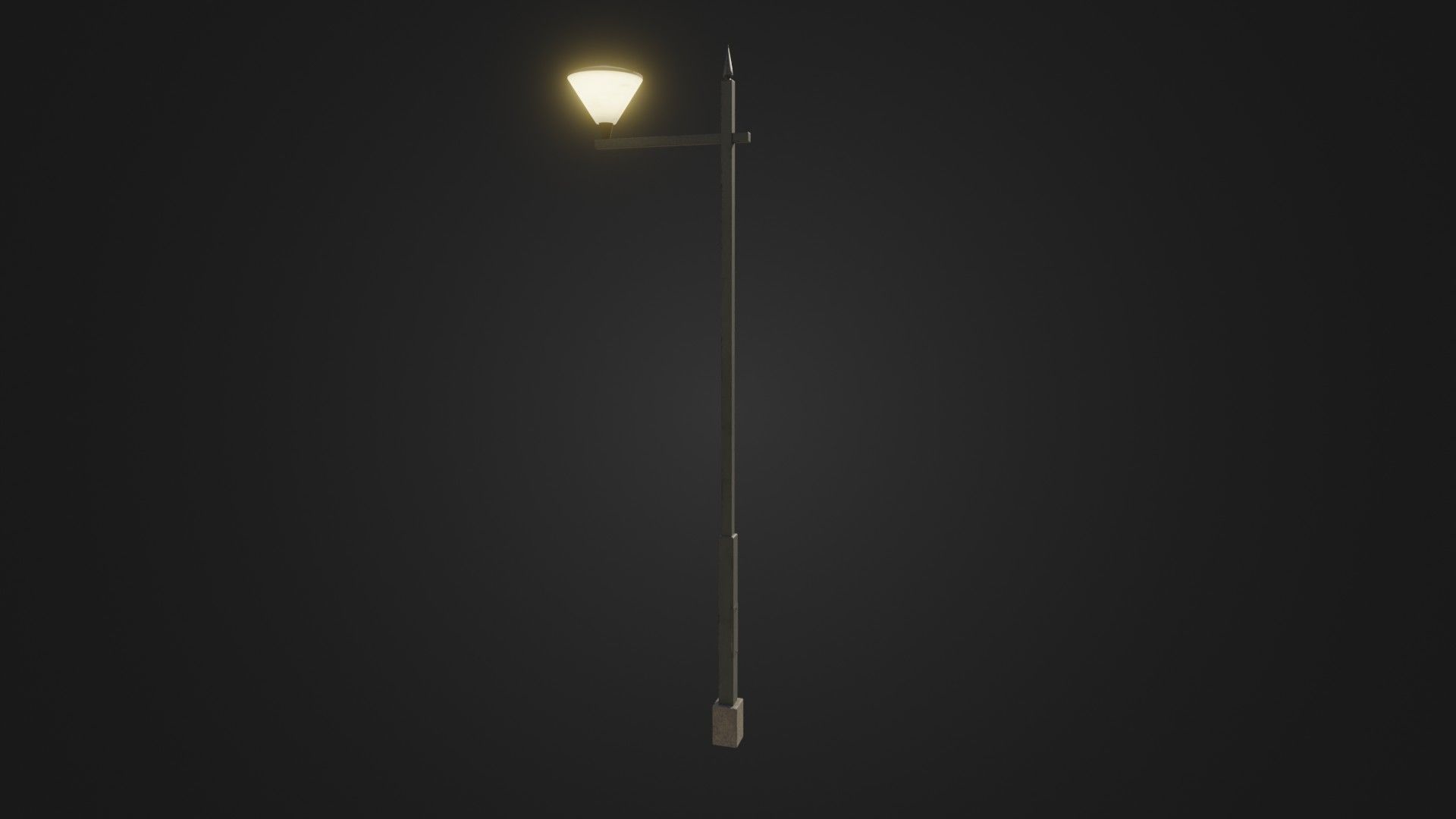 Street Light 25 Low-poly 3D model_21