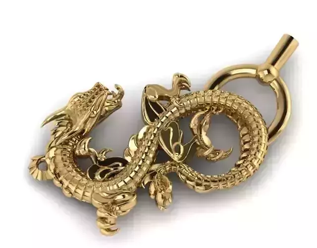 Dragon jewelry  3D print model