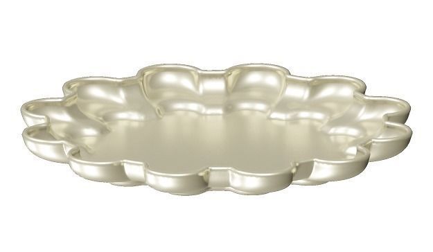 Brass Plate 3D model_1