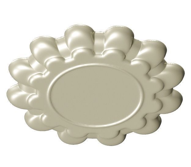 Brass Plate 3D model_2