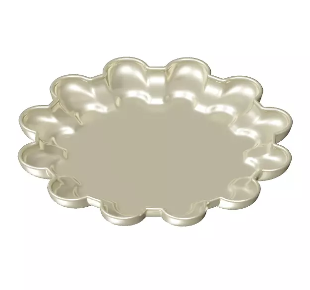 Brass Plate 3D model_0