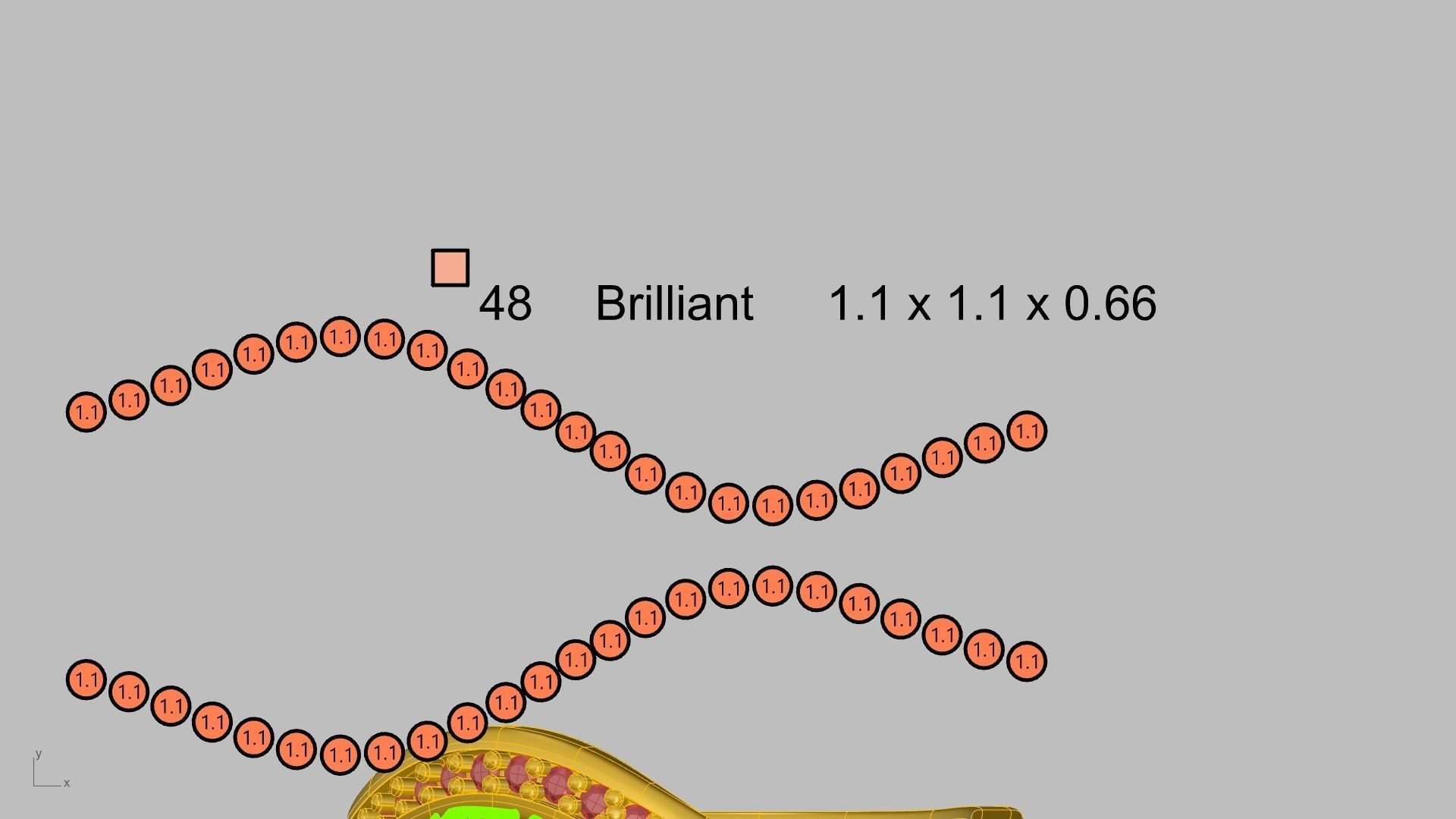 designer diamond abstract jali ring stl verified  3D print model_16