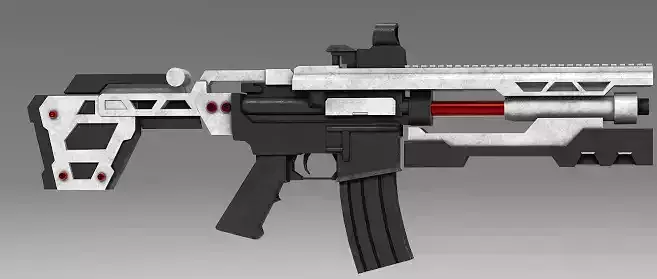 futuristic gun