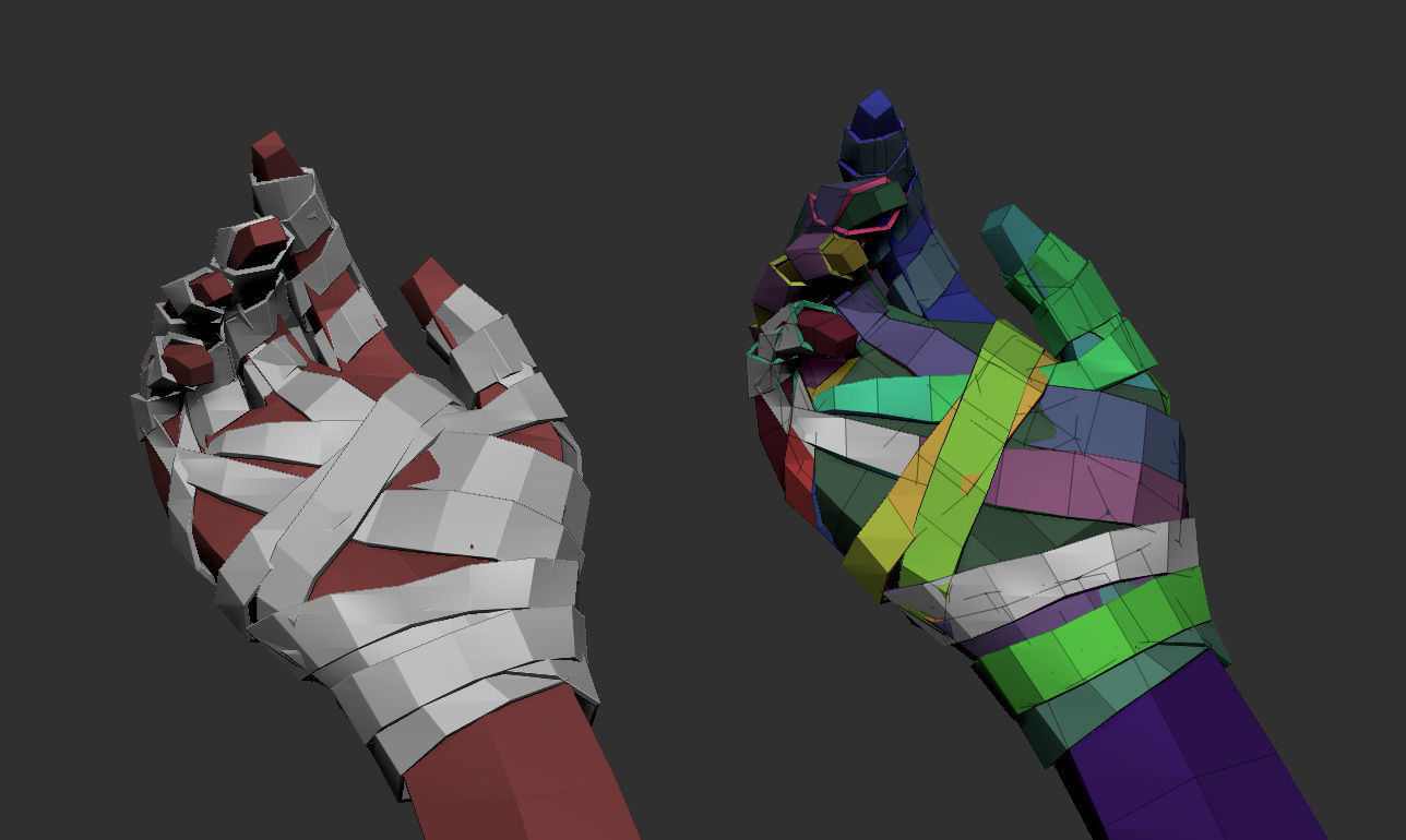Hand Wraps Doctor Strange Low-poly 3D model_6