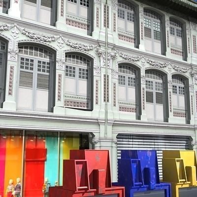 low poly city block 23 Low-poly 3D model_4