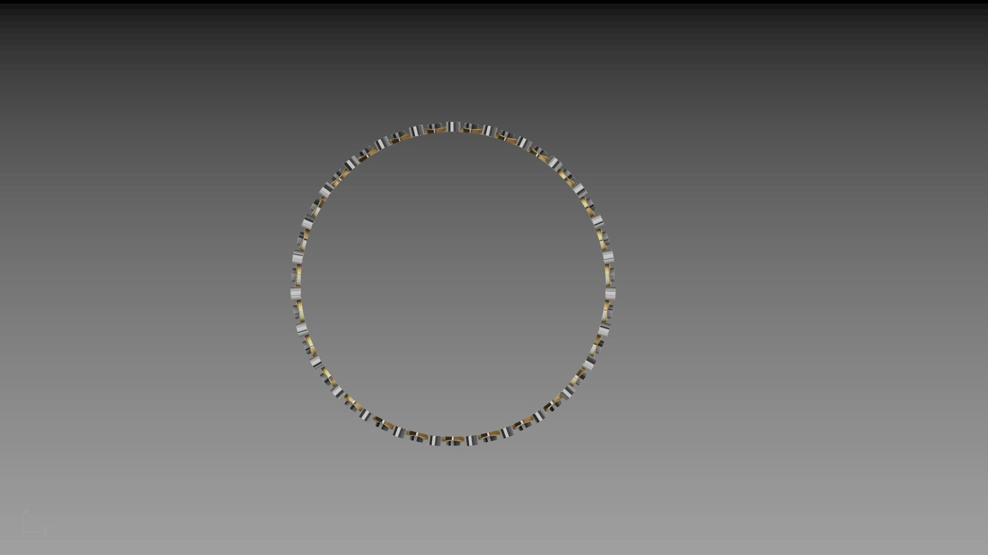 bangle diamond butterfly stl verified  3D print model_7