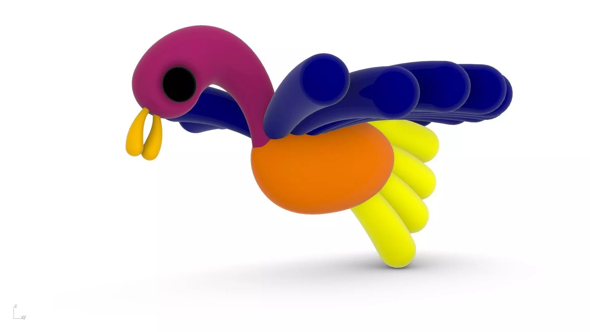 bird toy stl verified 3D print model_0
