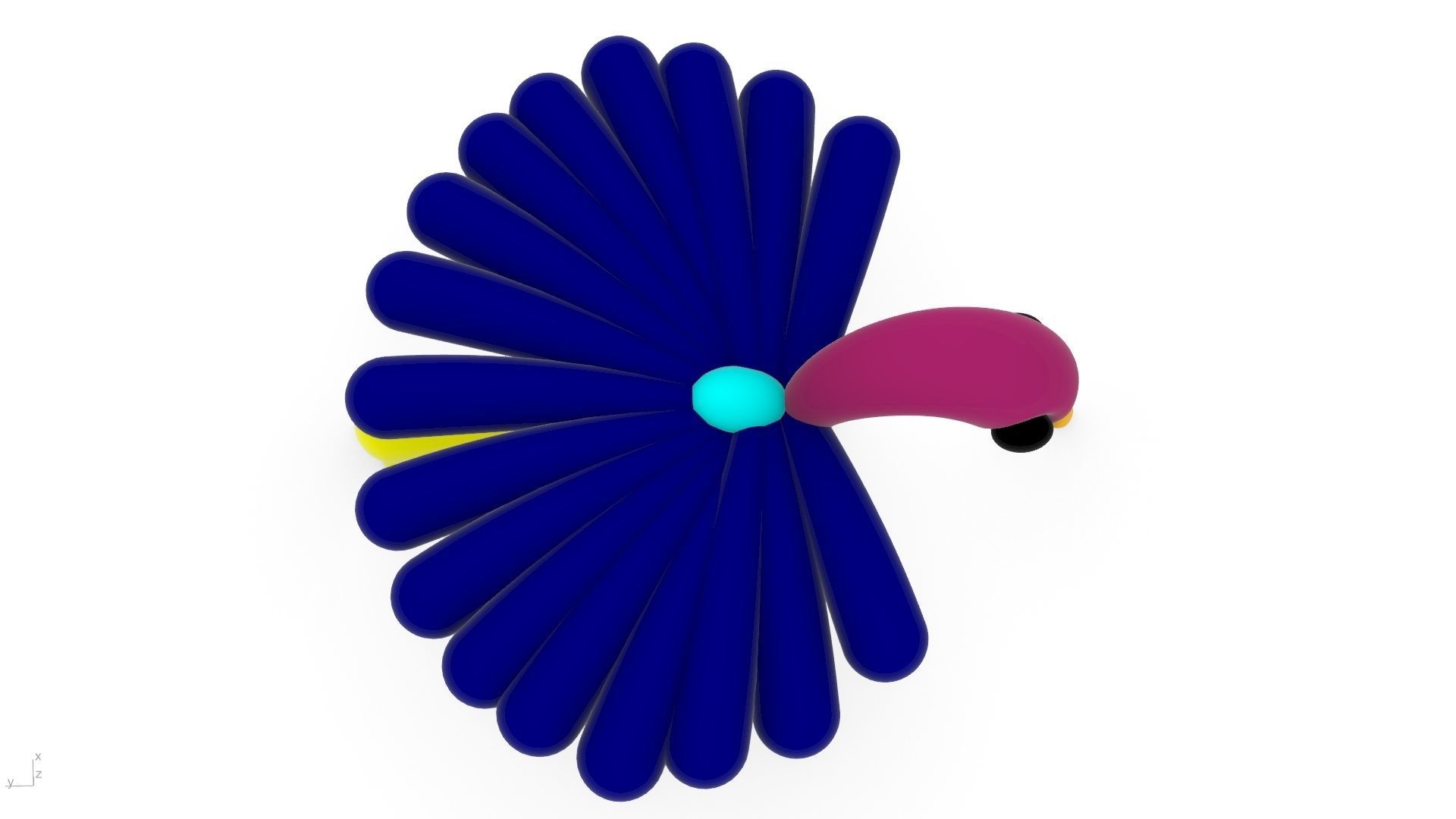 bird toy stl verified 3D print model_23