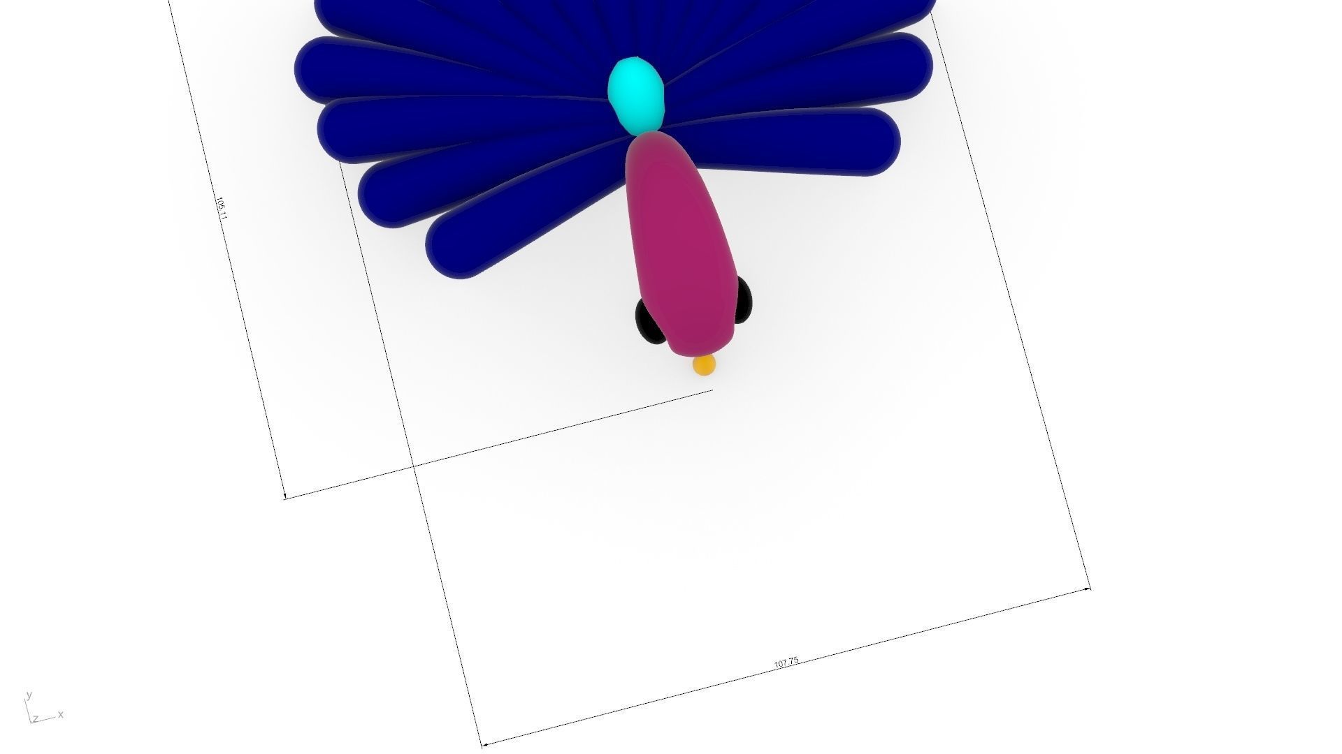 bird toy stl verified 3D print model_20