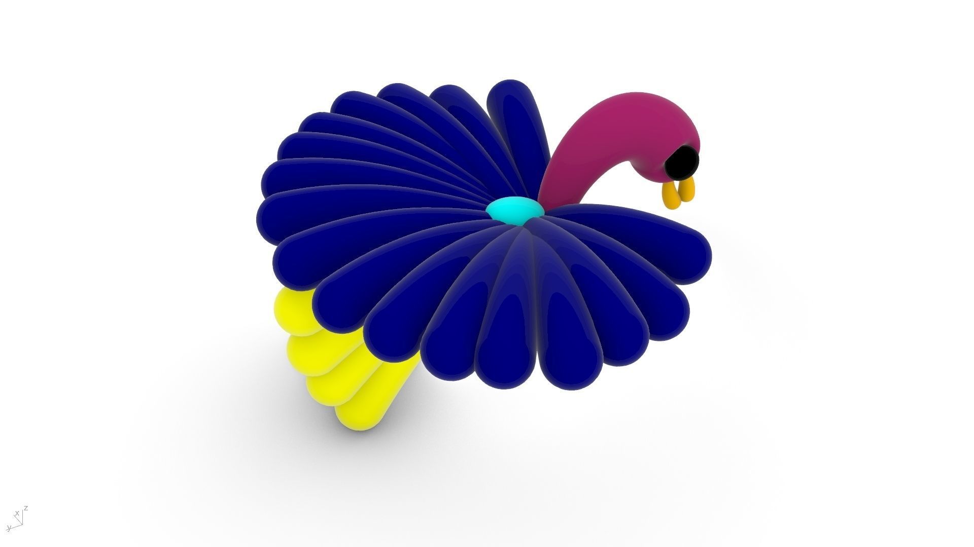 bird toy stl verified 3D print model_10