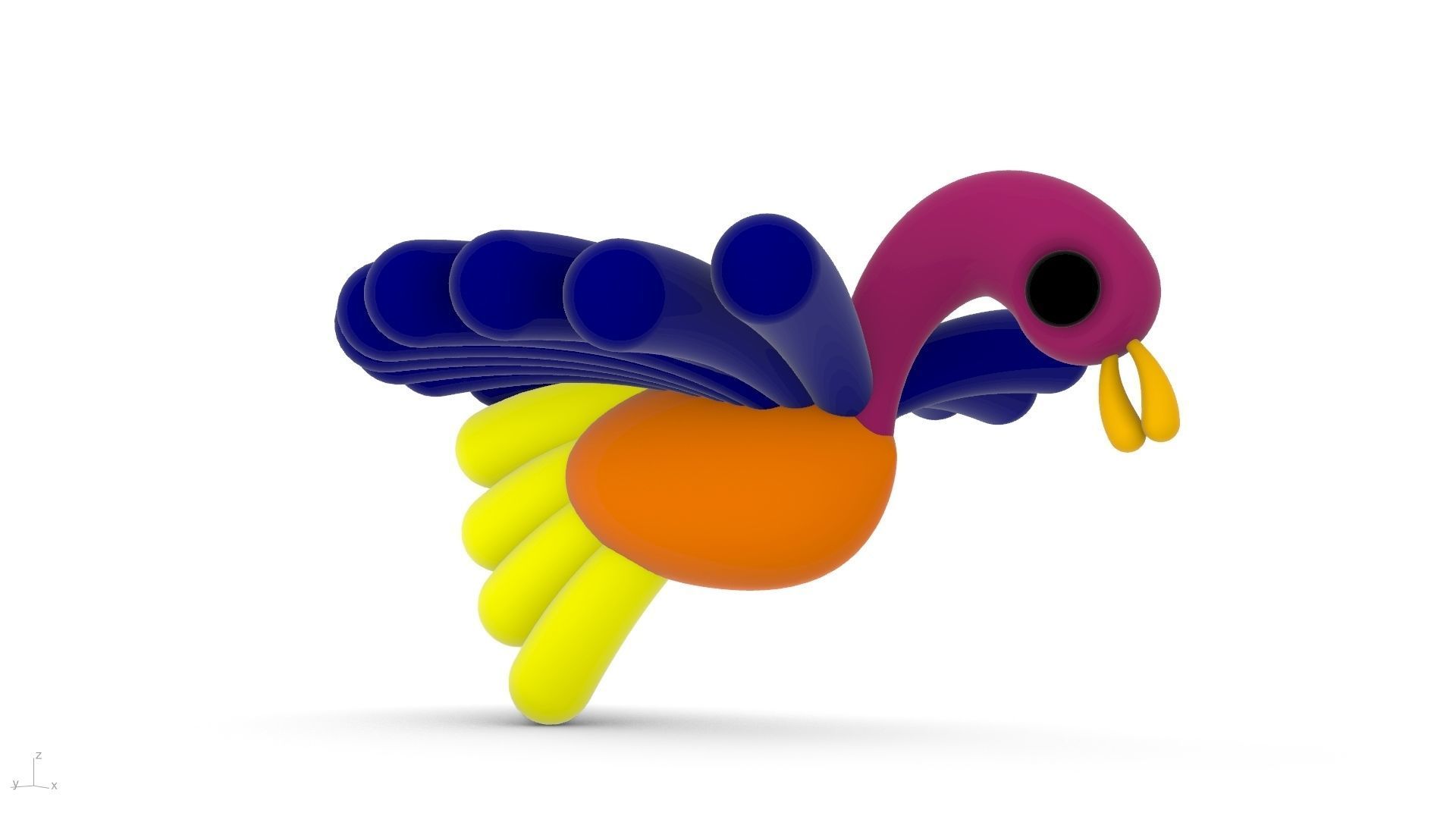 bird toy stl verified 3D print model_17