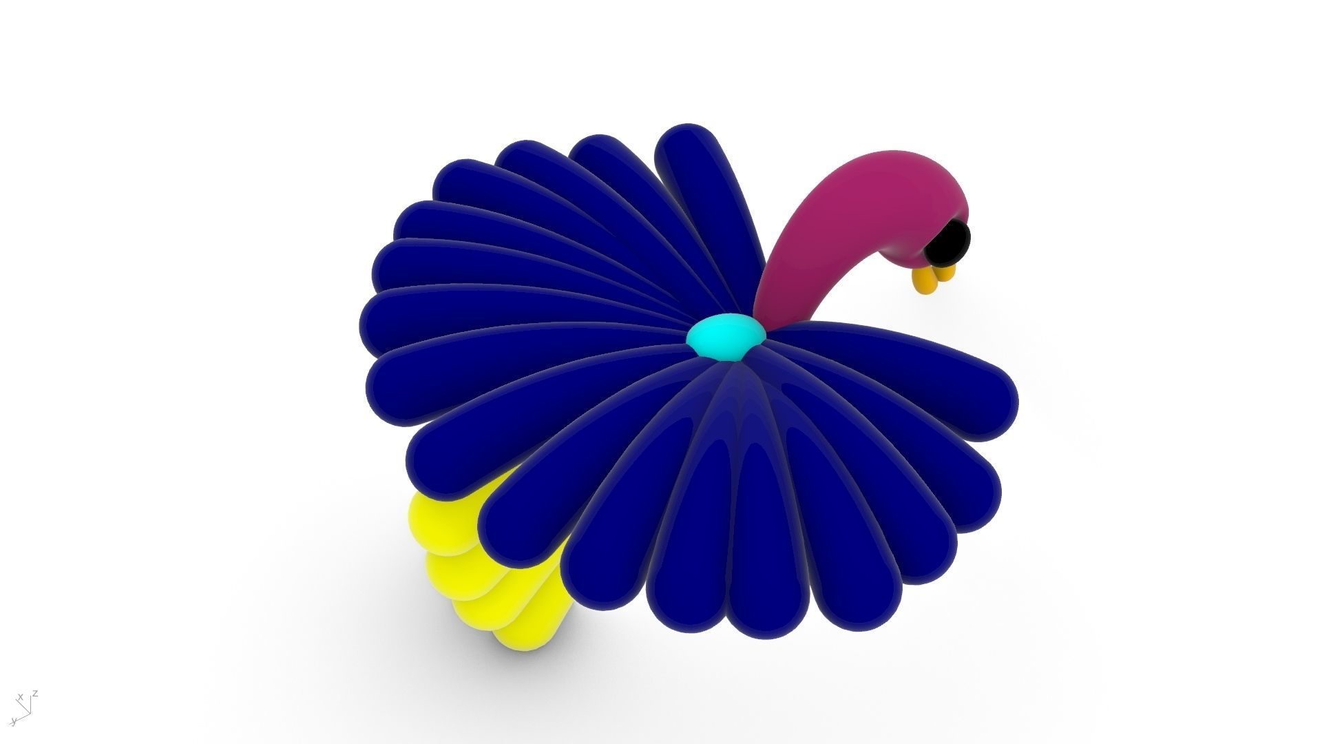 bird toy stl verified 3D print model_16