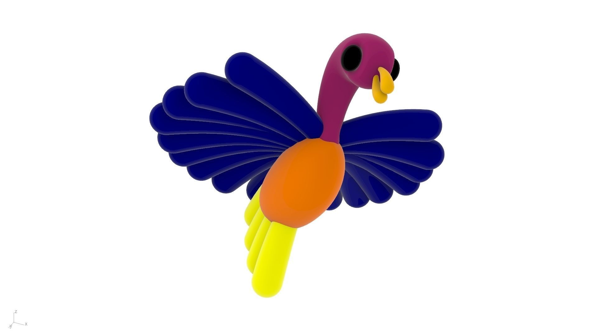 bird toy stl verified 3D print model_1