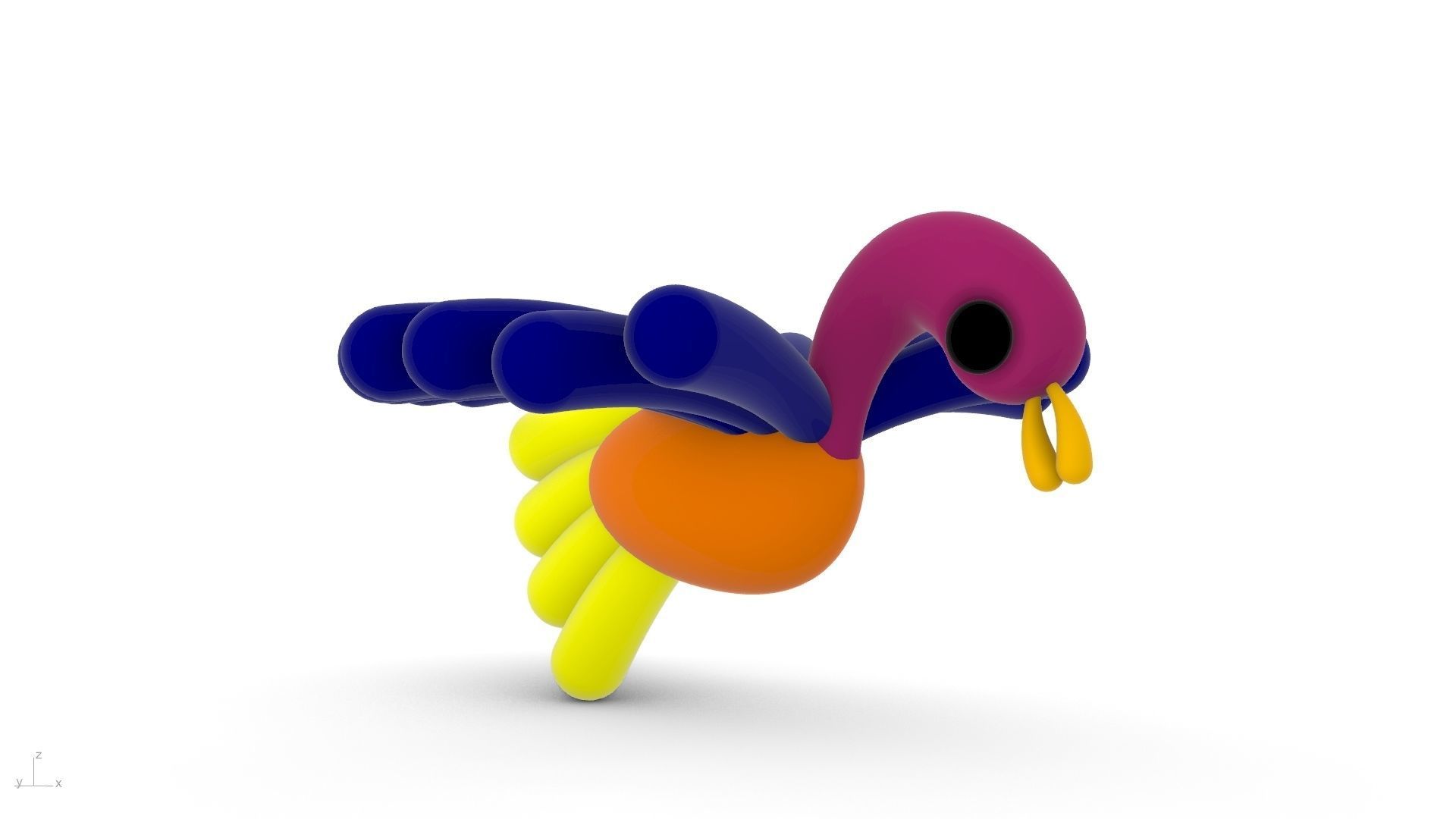 bird toy stl verified 3D print model_14